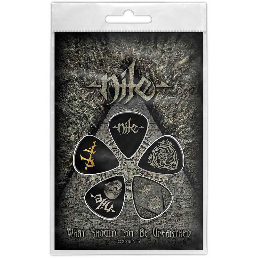 Nile - What Should Not Be Unearthed Plectrum - Set van 5 - Zwart